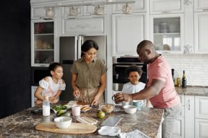 Baking bread from scratch brings families together
