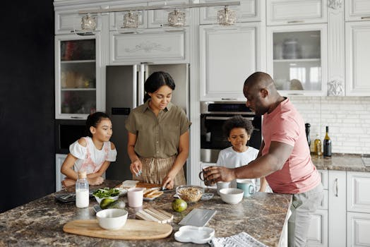 Baking bread from scratch brings families together