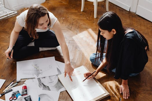 Friendship deepens through shared creative projects
